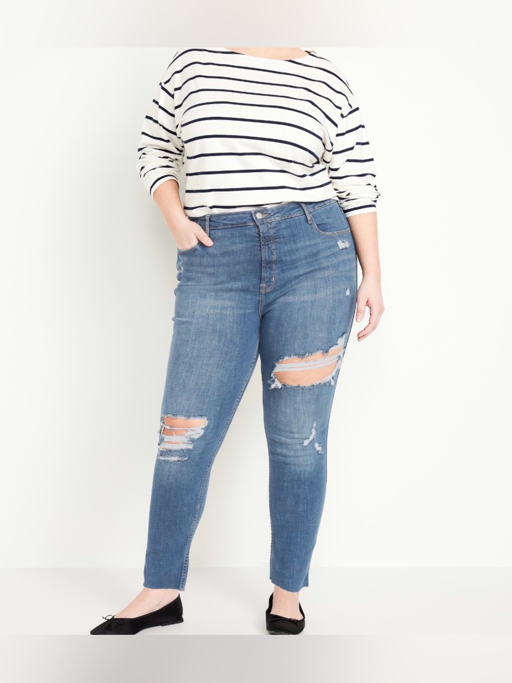 Old Navy High Rise OG Straight Plus Size 30 Jeans NWT